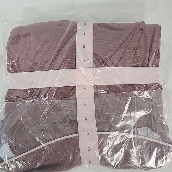 NWT Victoria’s Secret MODAL SHORT PJ SET Pink Gold Stripes Size S MSRP $65 - Picture 4 of 4